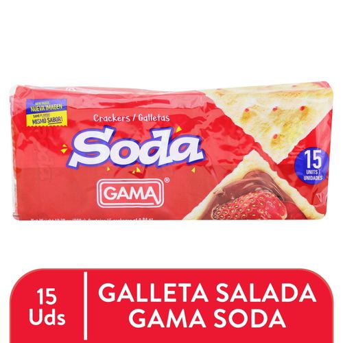 Galleta Gama soda 15 Uds - 240 g