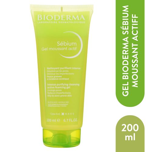 Gel Bioderma fórmula antiacné dermatológico - 200 ml