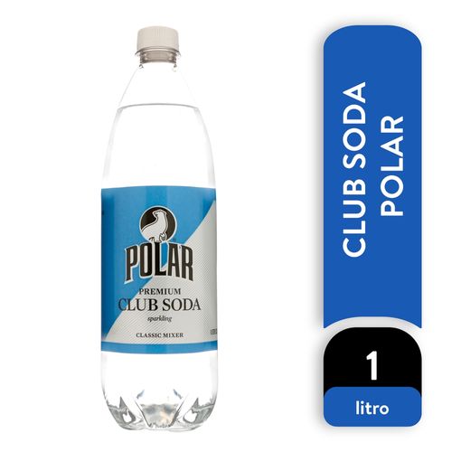 Agua carbonatada Club soda Polar sparkling classic mixer - 1000 ml