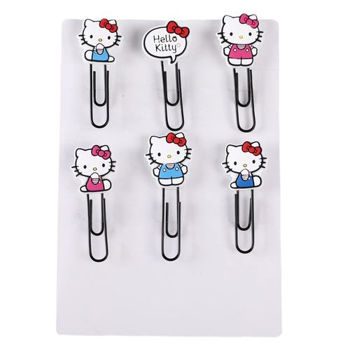 Clips Hello Kitty Surtidos -6 pzas/50 mm