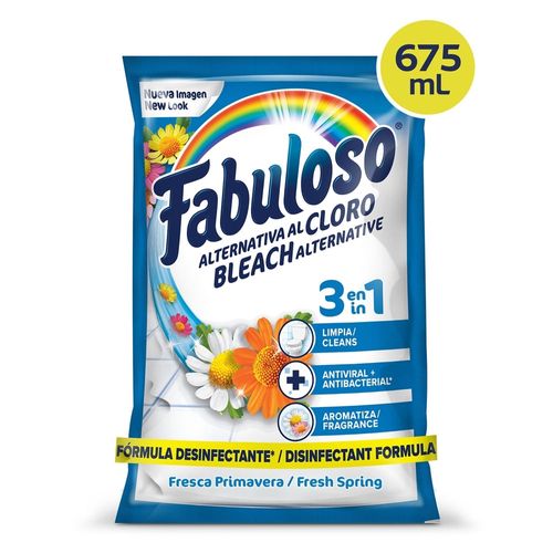 Desinfectante Fabuloso Multiusos Alternativa al Cloro - 675 ml