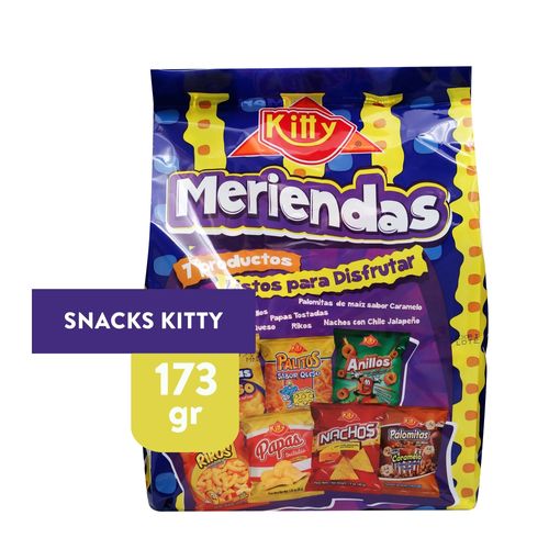 Snacks Kitty merienda surtidos 7 uds - 173 g