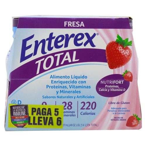 Enterex Total Fresa 6pack 1422ml