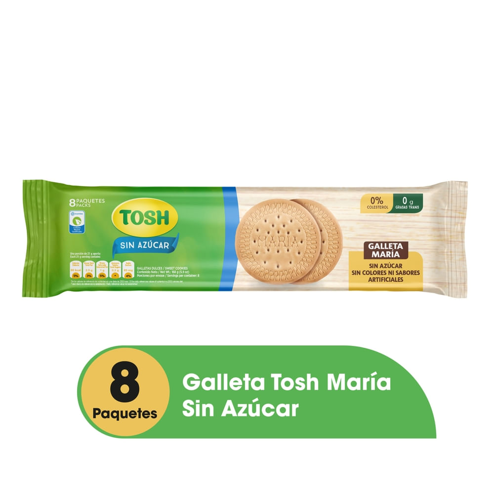 Pozuelo Galletas Tosh María sin azúcar 168 g