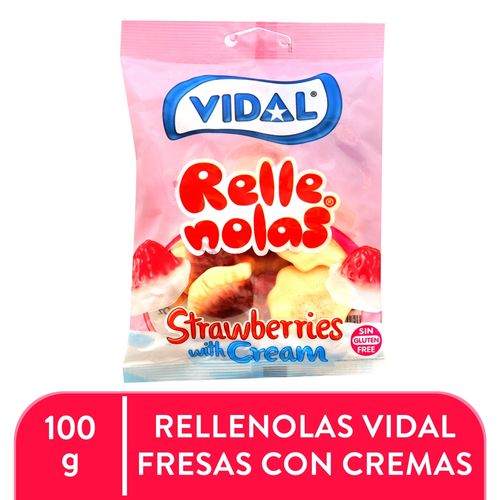 Gomita Vidal Sabor Fresas Y Crema 100 gr