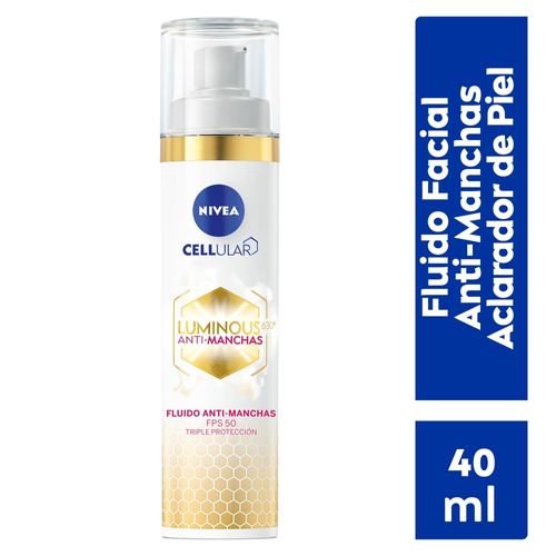 Fluido Facial Nivea Aclarador de Piel FPS 50 -40ml