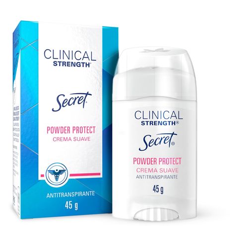 Antitranspirante en Crema Secret Clinical Strength Powder Protect - 45 g