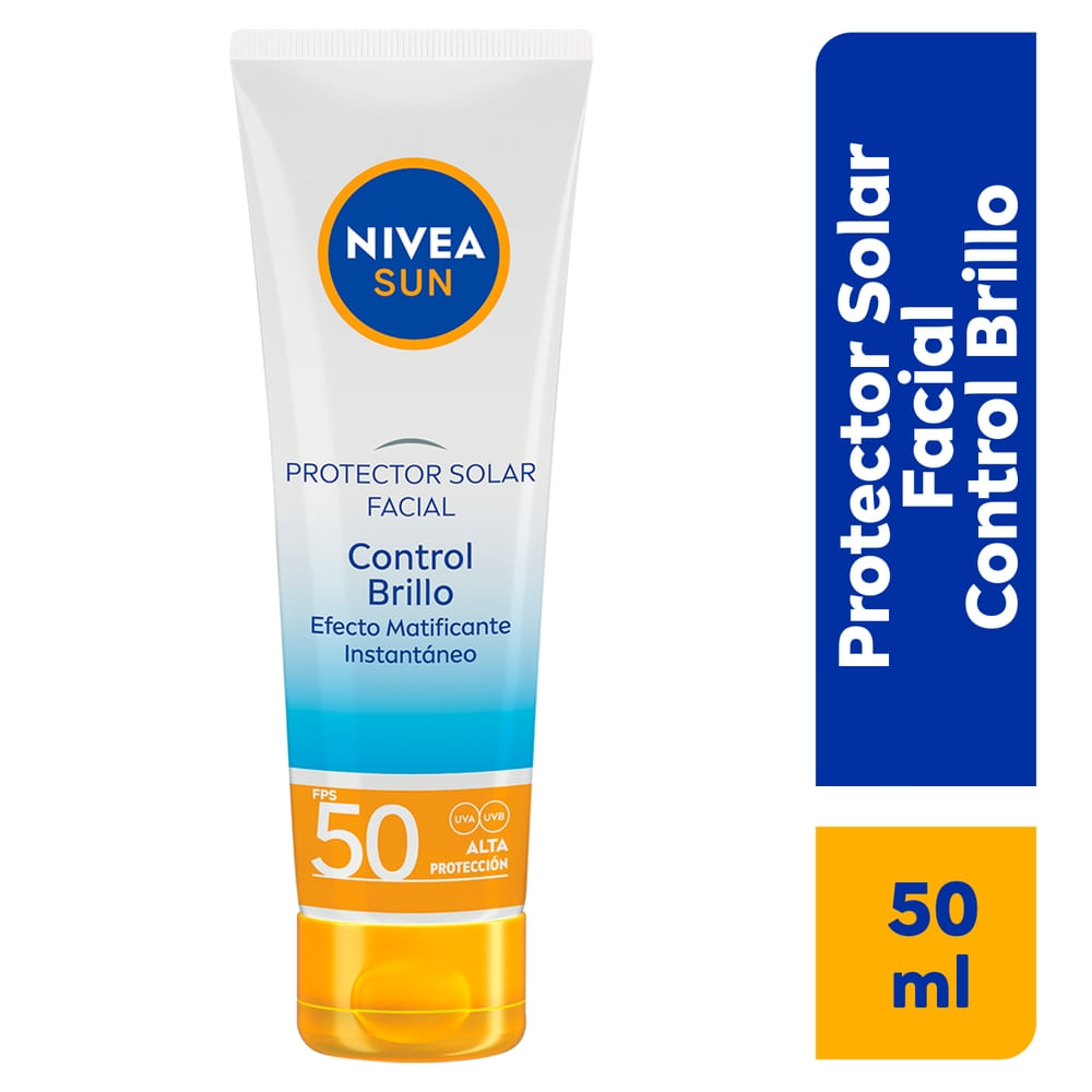 Nivea Protector solar facial oil control FPS 50 50 ml
