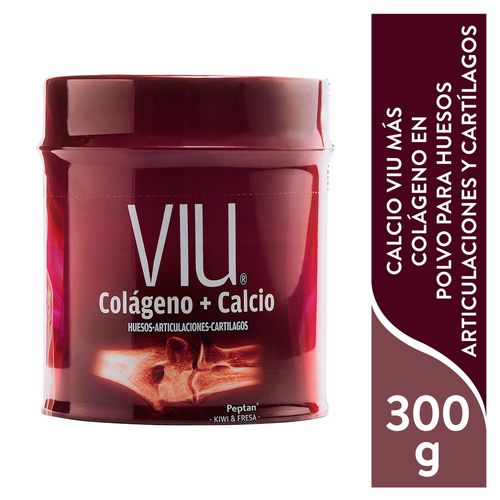 Viu colágeno + calcio sabor kiwi fresa - 300 g