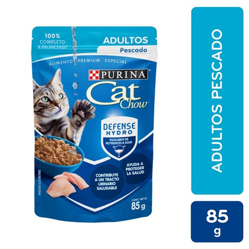 Alimento húmedo Cat Chow adulto sabor pescado - 85 g