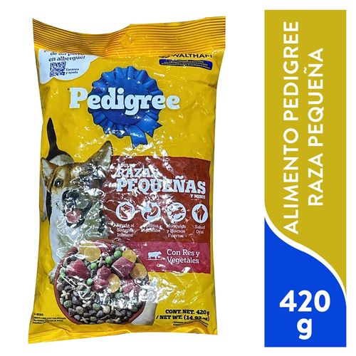 Alimento seco Pedigree para razas pequeñas - 420 g