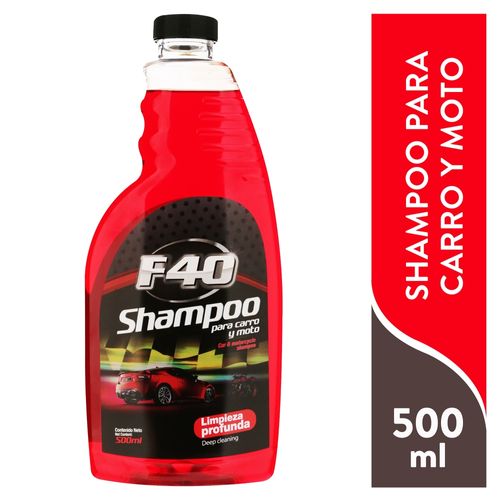 Shampoo F40 sin cera en botella - 500 ml