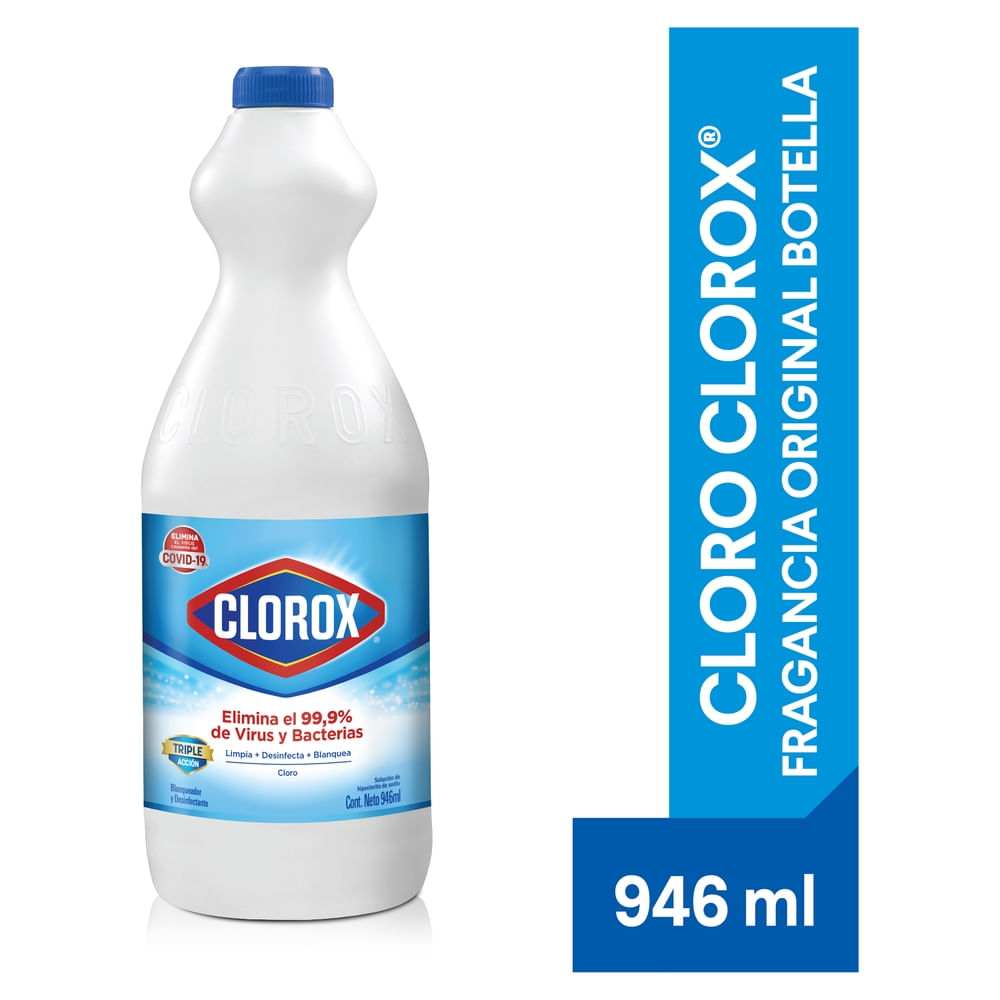Clorox Cloro Fragancia Original , Tripe Acción 946 ml