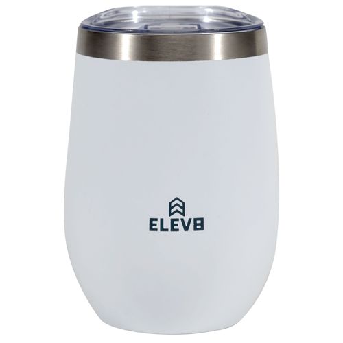 Copa de vino Elev8 insulada color blanco -14 oz