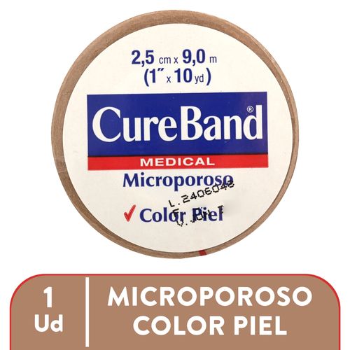 Microporo Cureband Piel 1X10Yd