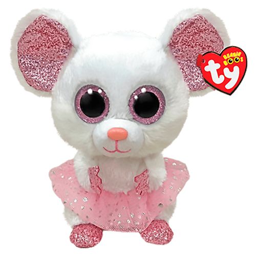 Ty Beanie Boos Nina Bailarina Blanca Med