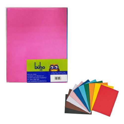 Foam Carta Buho Surt Color Pq10