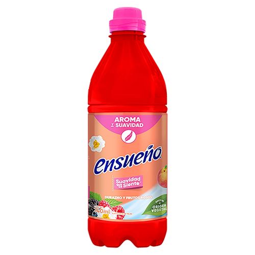 Suavizante Ensueño durazno frutos rojos 12 uds - 740 ml