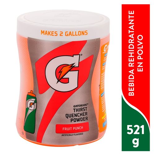 Hidratante Gatorade fruit punch en polvo - 521 g