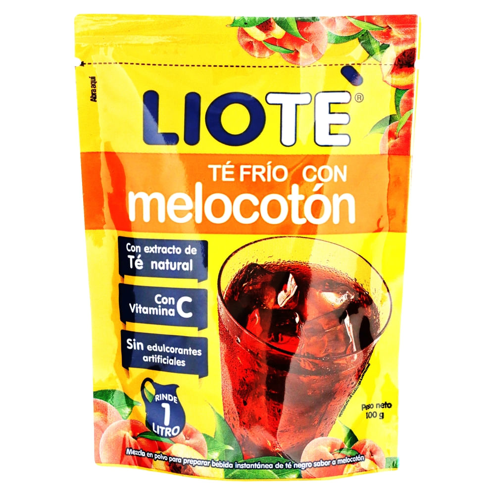 Lio Bebida En Polvo Té Melocotón 100 g