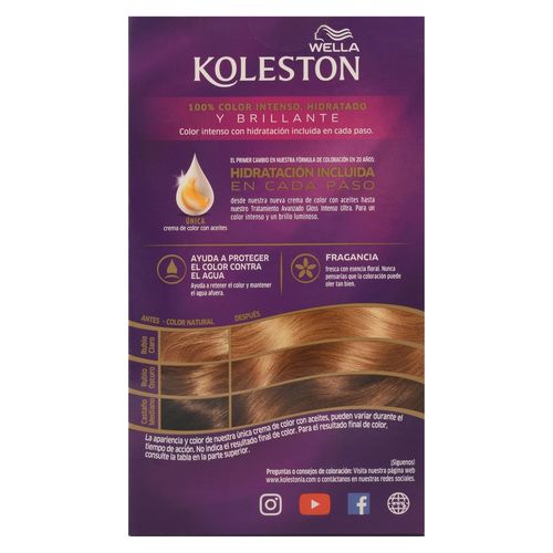 Tinte para cabello Koleston tono 80 rubio claro - 50 g