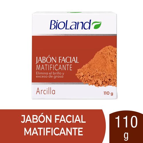 Jabón Bioland facial arcilla - 110 g