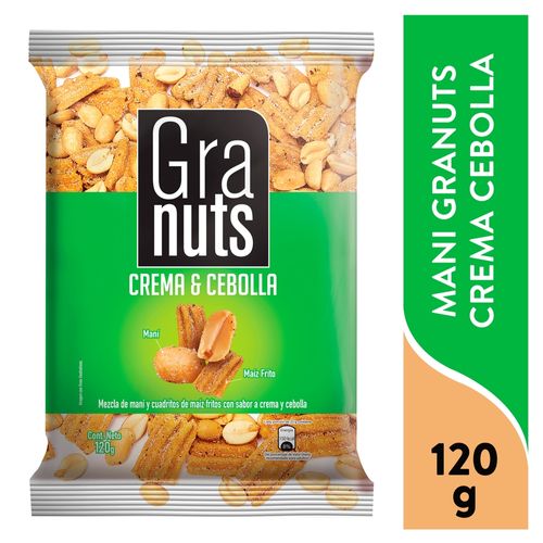 Mani Granuts Crema Cebolla - 120 g