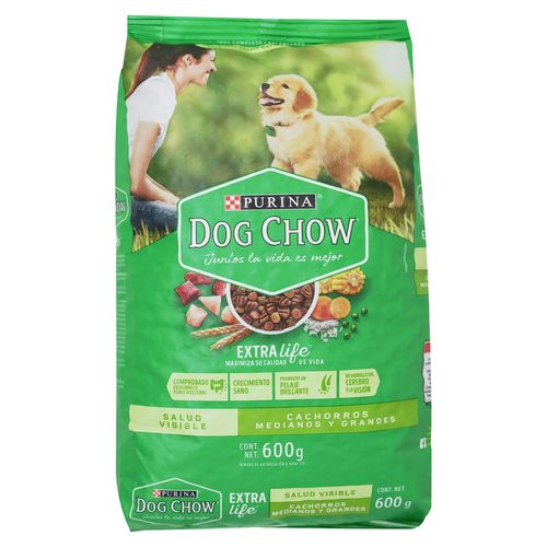 Alimento seco Purina dog chow para perro adulto raza medianos y grandes - 600 g