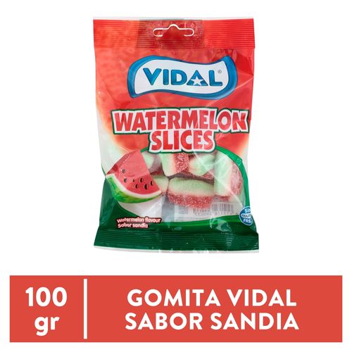 Gomitas Vidal sabor sandía - 100 g