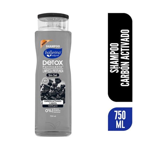 Shampoo Ballerina, carbón -750ml