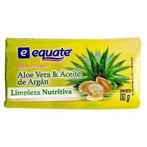 Jabón Tocador Equate Aloe Vera - 100 g