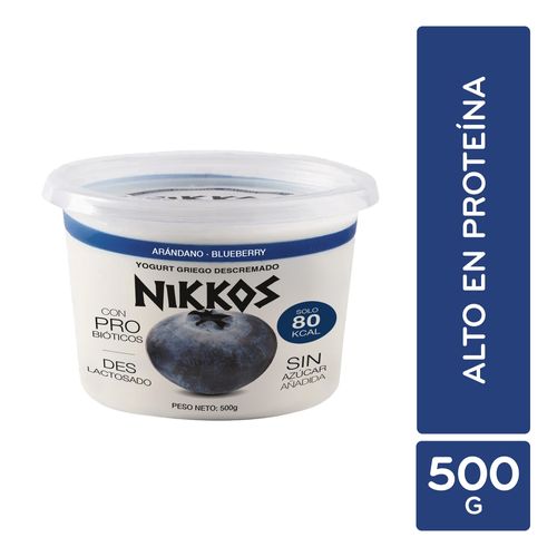 Yogurt griego Nikkos arándanos -500 g
