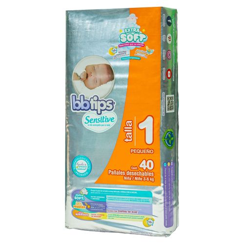 Pañal Bbtips para bebé talla 4 - 80 Uds