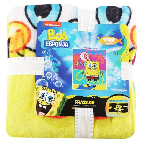 Frazada Bob Esponja 127x152 Cms