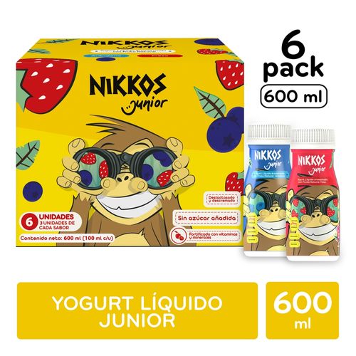 Yogurt líquido Nikkos junior -600 ml