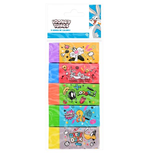 Gomas Looney Tunes de colores - 5 pzas