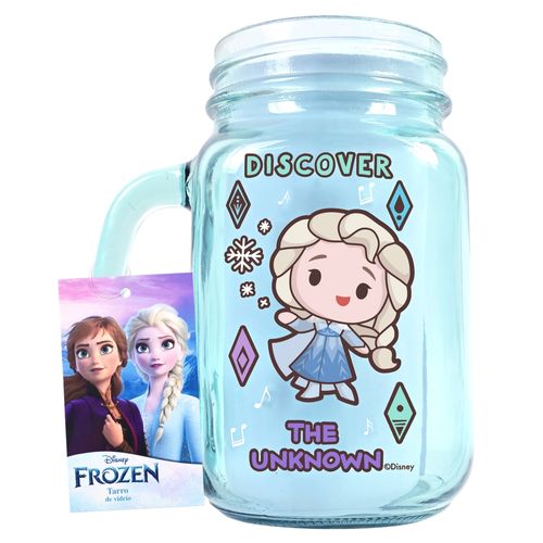 Tarro Frozen de Vidrio - 1 pza