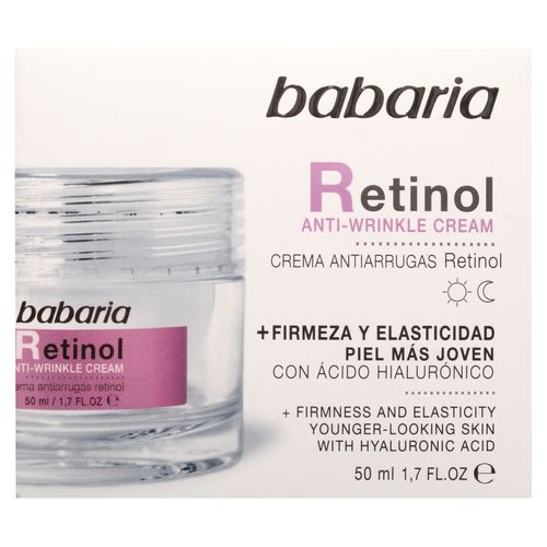 Crema Facial Retinol Babaria, Antiarrugas Hidratante - 50 ml