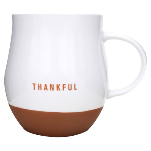 Taza con mensaje Home Trends de porcelana surtido -420 ml