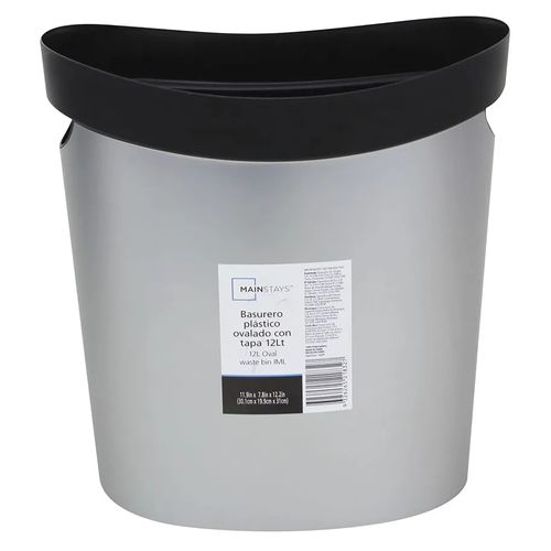 Ms Basurero Plastico 12 Lt Mainstays