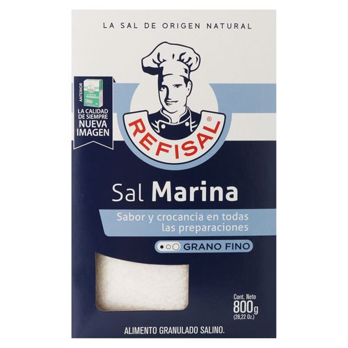Sal Refisal marina refinada - 800 g