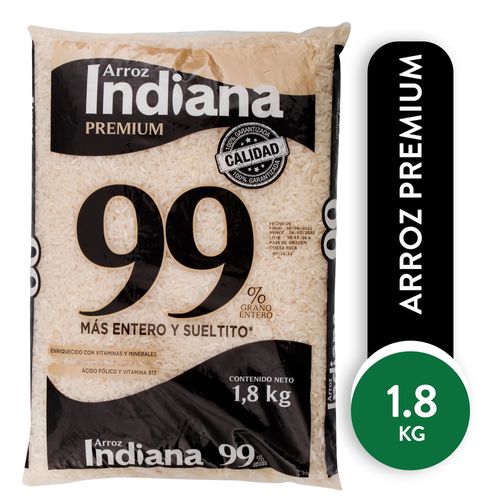 Arroz Indiana 99% grano entero -1800 g