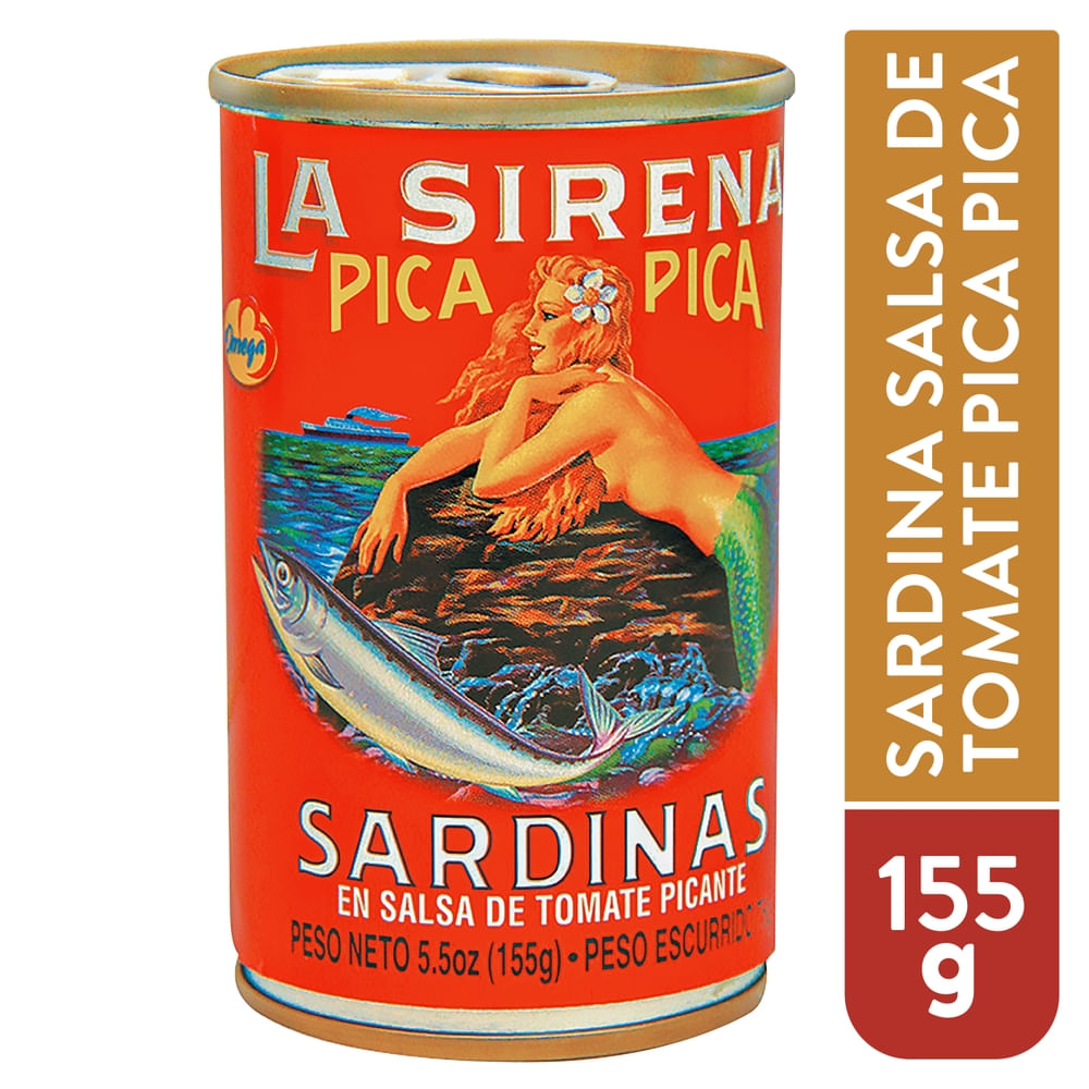 La Sirena Sardina La Sirenita Pica Pica En Salsa Picante 155 g