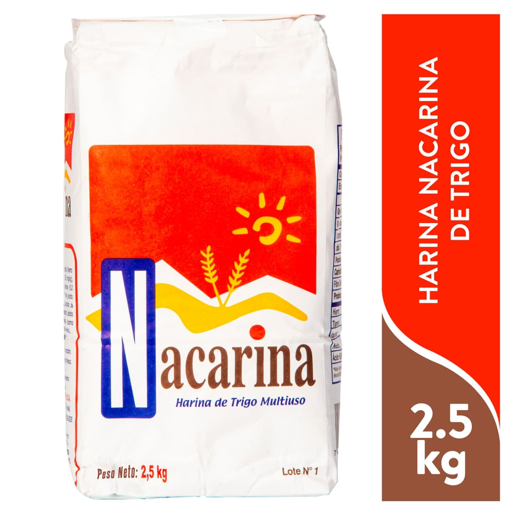 Nacarina Harina Trigo 2.5 kg