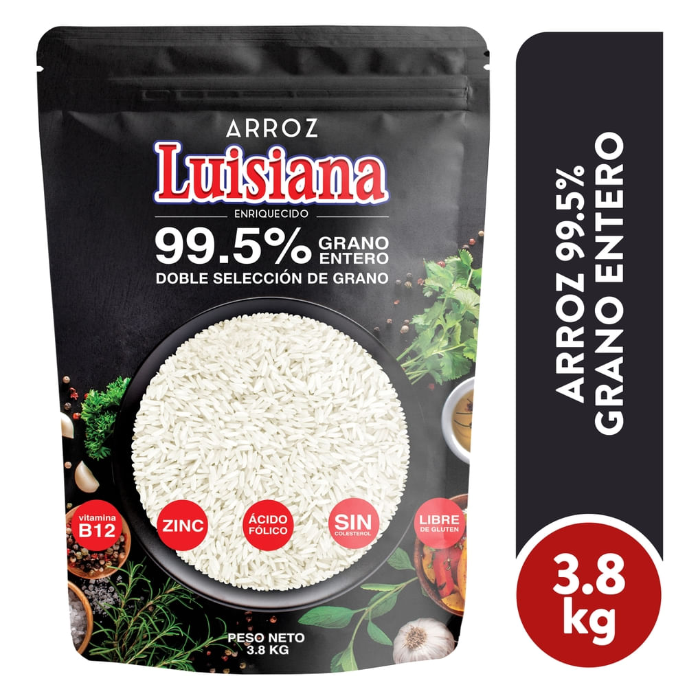 Luisiana Arroz 99.5% grano entero 3.8 kg