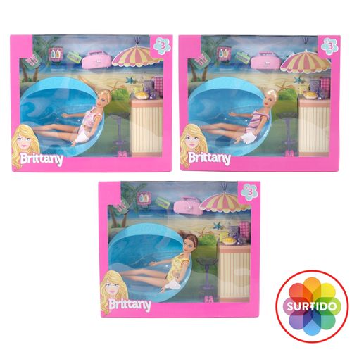 Muñeca Brittany Con Piscina