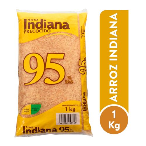 Arroz precocido Indiana 95% grano entero - 1000 g