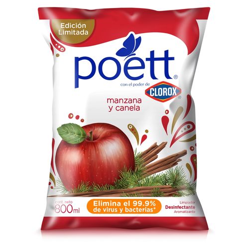 Desinfectante Poett Manzana Canela -800 ml