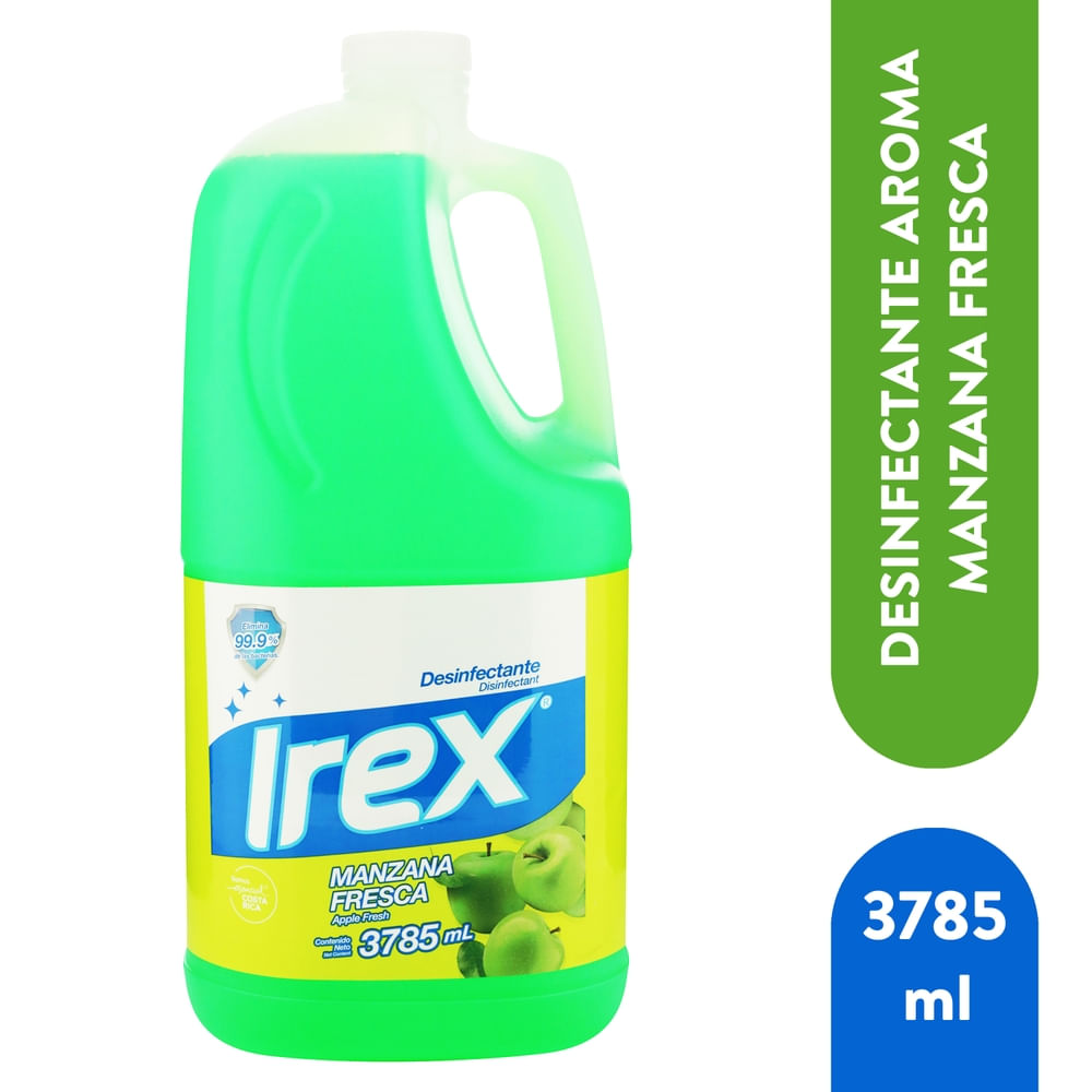 Irex Desinfectante Manzana Verde 3.8 L