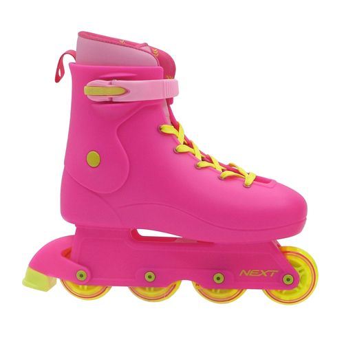 Patines Next pro girls en linea color rosa - 2 Pzas
